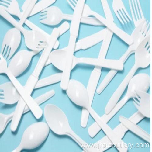 transparent PS PP plastic cutlery spoon and fork